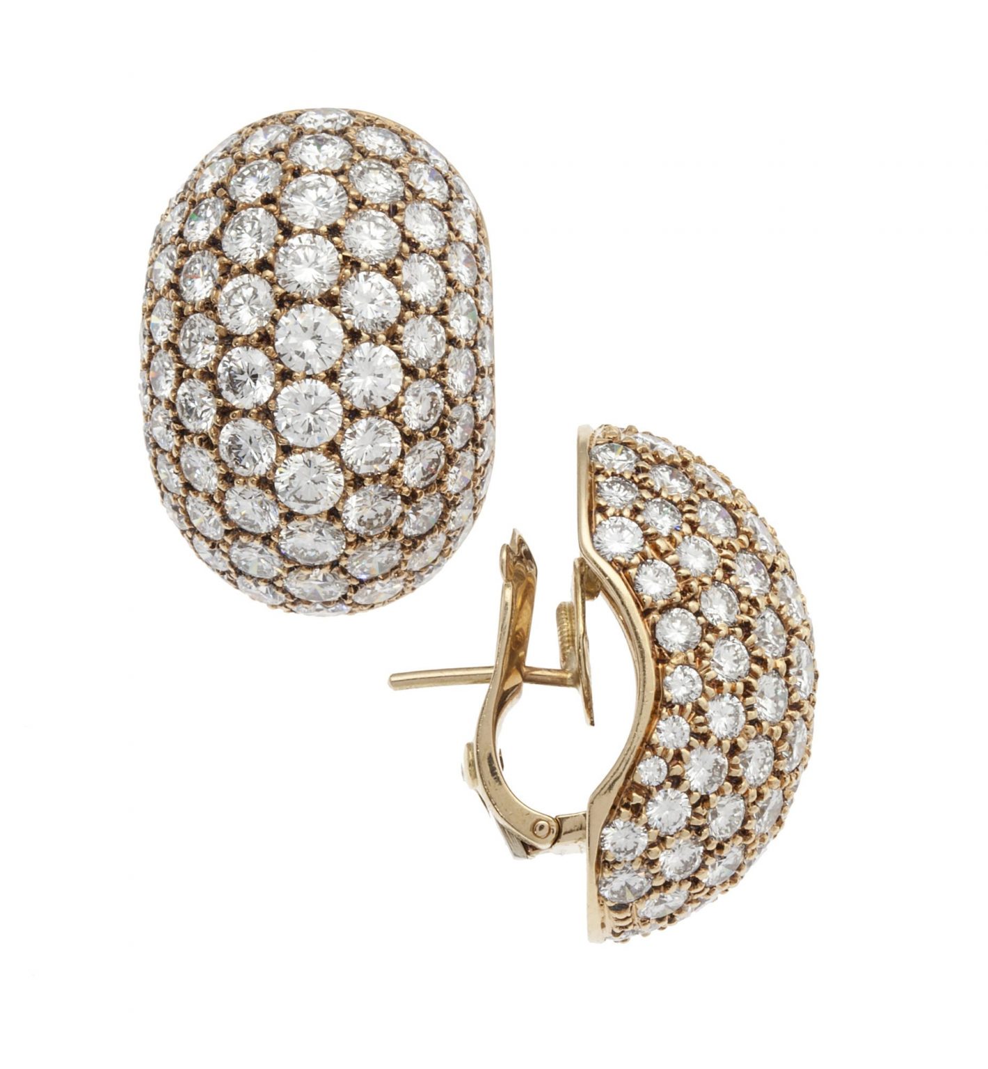 VCA diamond earrings Marjan Sterk Fine Art Jewellery Amsterdam