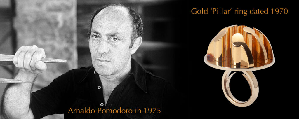 Aldo Pomodoro jewellery designer